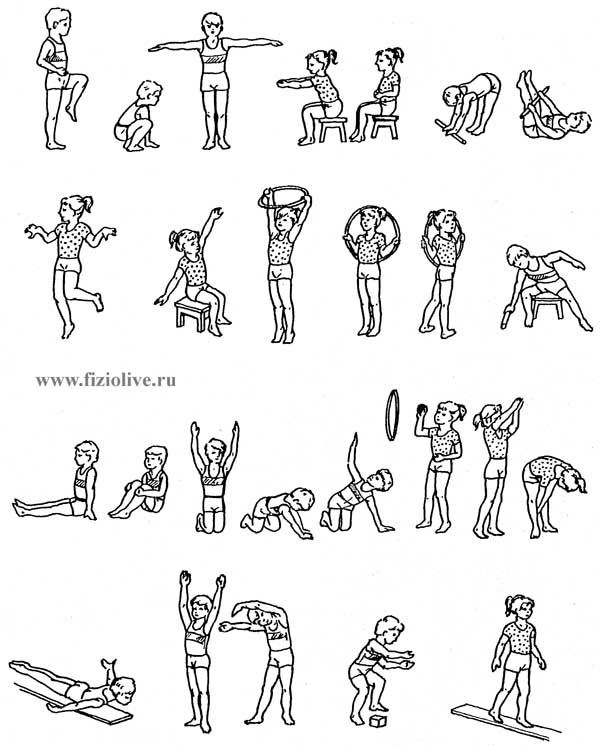 Примерный комплекс физических упражнений