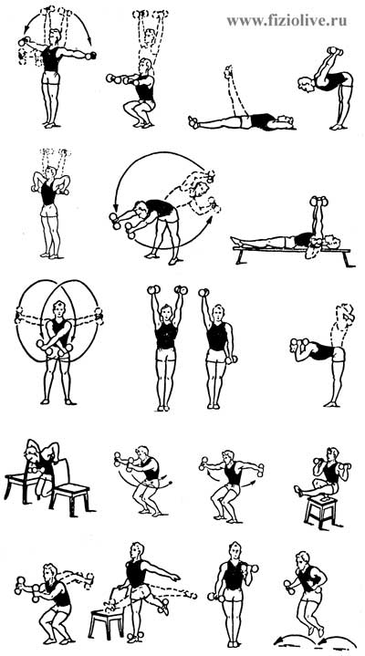 An approximate complex of therapeutic exercises for the menopause in men